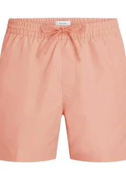 Calvin Klein Medium Drawstring swimshort, heren zwembroek, licht abrikooskleurig