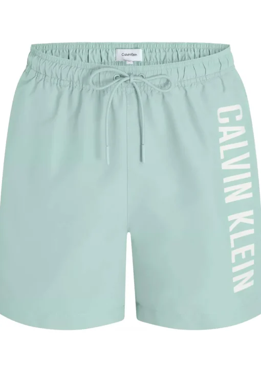 Calvin Klein Medium Drawstring swimshort, heren zwembroek, lichtgroen