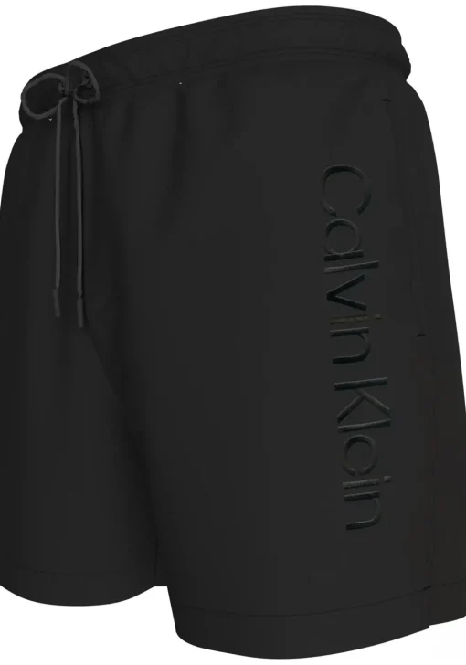 Calvin Klein Medium Drawstring swimshort, heren zwembroek, zwart