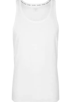 Calvin Klein Modern Cotton stretch Singlet (2-pack), O-hals heren singlets, wit