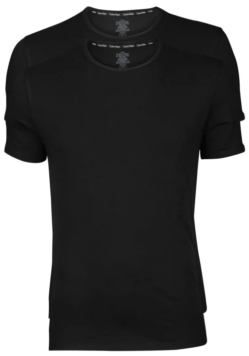 Calvin Klein Modern Cotton T-shirts (2-pack), stretch O-hals, zwart