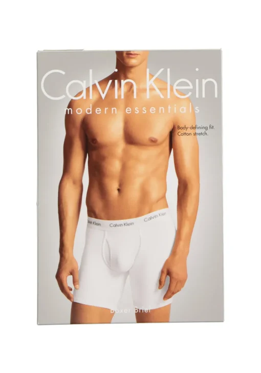 Calvin Klein Modern Essentials boxer brief (1-pack), heren boxer lang met gulp, zwart