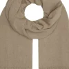 Calvin Klein sjaal, monologo patch scarf, beige