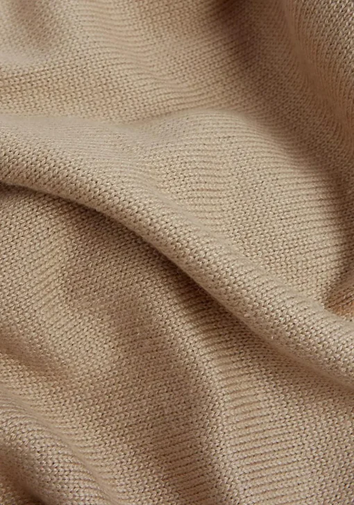 Calvin Klein sjaal, monologo patch scarf, beige