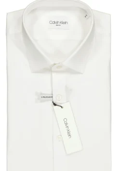 Calvin Klein slim fit overhemd, 2-ply stretch, wit