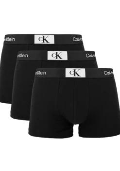 Calvin Klein Trunk (3-pack), heren boxers normale lengte, zwart