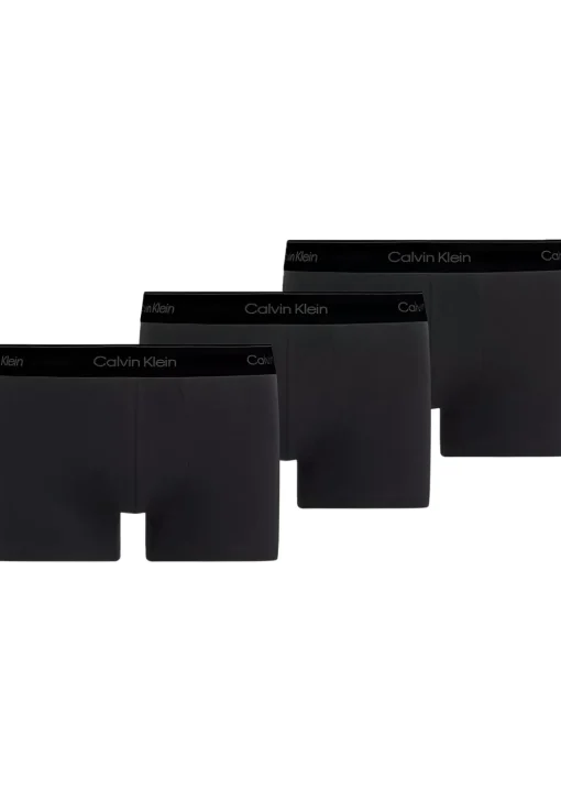 Calvin Klein Trunk (3-pack), heren boxers normale lengte, zwart