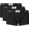 Calvin Klein Trunk (3-pack), heren boxers normale lengte, zwart