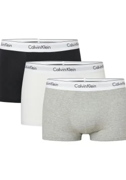 Calvin Klein Trunk (3-pack), heren boxers normale lengte, zwart, grijs, wit