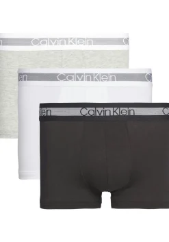 Calvin Klein Trunk (3-pack), heren boxers normale lengte, zwart, grijs, wit