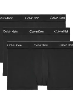 Calvin Klein Trunks (3-pack), heren boxers normale lengte, zwart