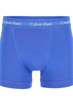 Calvin Klein trunks (3-pack), heren boxers normale lengte, kobalt, navy en zwart