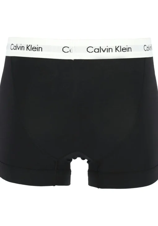 Calvin Klein trunks (3-pack), heren boxers normale lengte, zwart