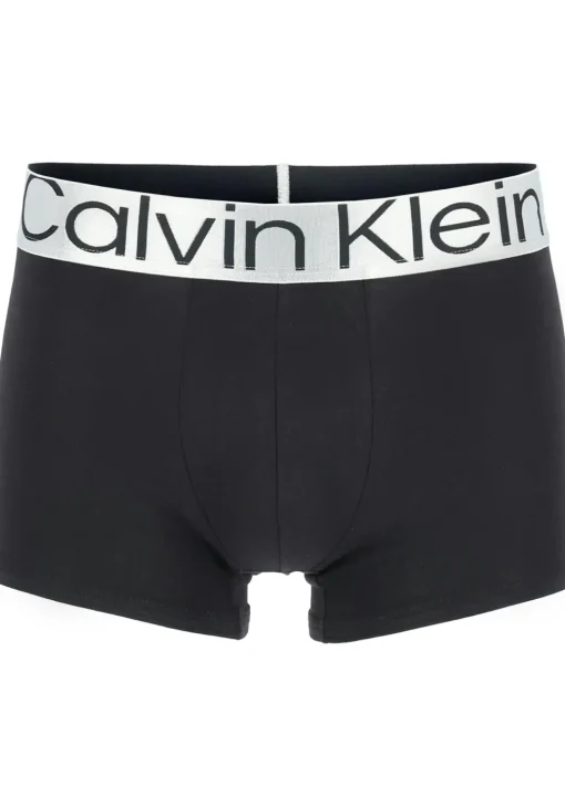 Calvin Klein trunks (3-pack), heren boxers normale lengte, zwart