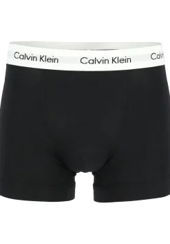 Calvin Klein trunks (3-pack), heren boxers normale lengte, zwart