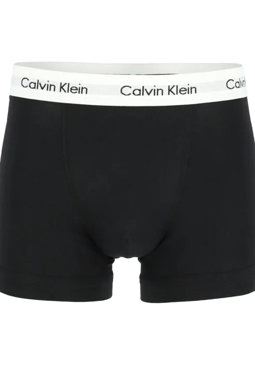 Calvin Klein trunks (3-pack), heren boxers normale lengte, zwart