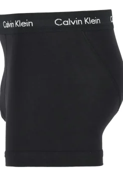 Calvin Klein trunks (3-pack), heren boxers normale lengte, kobalt, navy en zwart