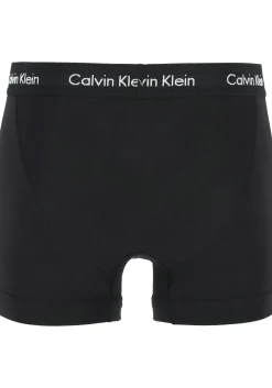 Calvin Klein trunks (3-pack), heren boxers normale lengte, kobalt, navy en zwart