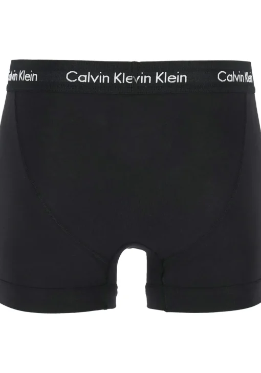 Calvin Klein trunks (3-pack), heren boxers normale lengte, kobalt, navy en zwart