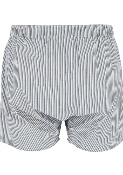 Calvin Klein Woven Boxers (3-pack), wijde heren boxershorts katoen, blauw gestreept en geruit
