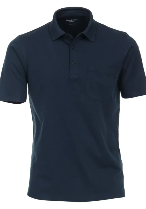 CASA MODA comfort fit heren polo, blauw