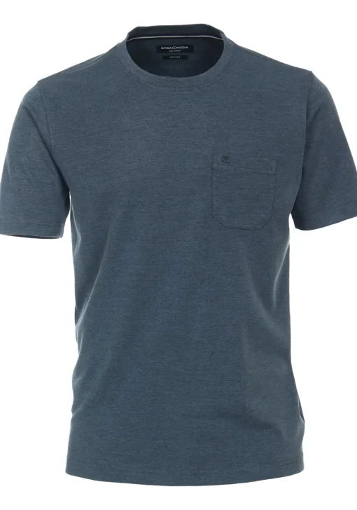 CASA MODA comfort fit heren T-shirt, blauw
