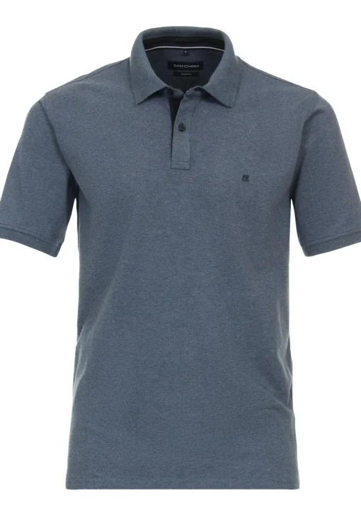 CASA MODA comfort fit heren polo, blauw