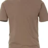 CASA MODA comfort fit heren T-shirt, lichtbruin