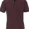 CASA MODA comfort fit heren T-shirt, rood dessin