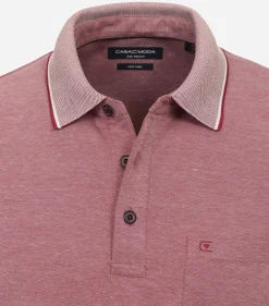 CASA MODA comfort fit heren polo, rood