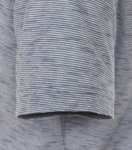 CASA MODA comfort fit heren T-shirt, blauw dessin