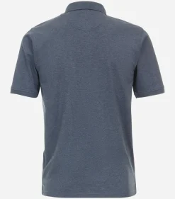 CASA MODA comfort fit heren polo, blauw