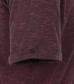 CASA MODA comfort fit heren T-shirt, rood dessin