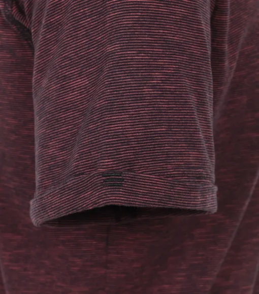 CASA MODA comfort fit heren T-shirt, rood dessin