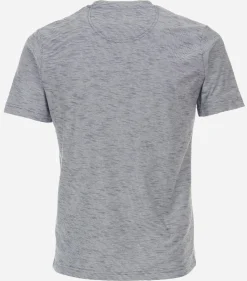 CASA MODA comfort fit heren T-shirt, blauw dessin