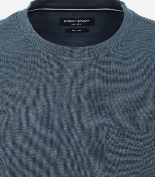 CASA MODA comfort fit heren T-shirt, blauw