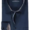 CASA MODA comfort fit overhemd, popeline, donkerblauw