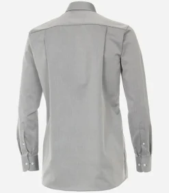 CASA MODA comfort fit overhemd, mouwlengte 7, twill, grijs