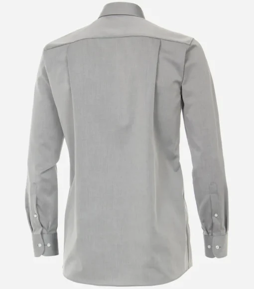 CASA MODA comfort fit overhemd, mouwlengte 7, twill, grijs