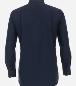 CASA MODA comfort fit overhemd, popeline, donkerblauw