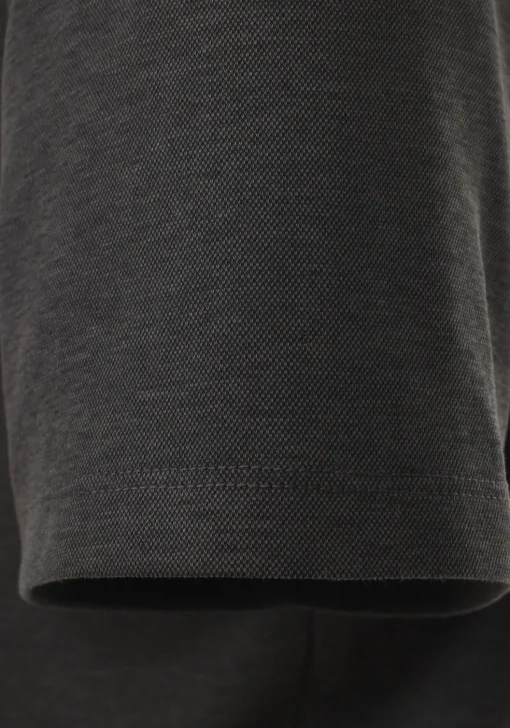 CASA MODA comfort fit poloshirt, antraciet melange