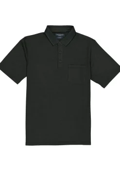 CASA MODA comfort fit poloshirt, antraciet melange