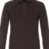 CASA MODA comfort fit schipperstrui, bruin melange