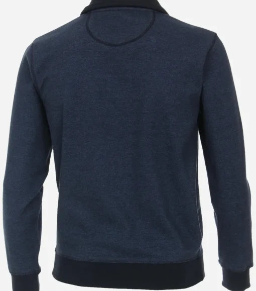 CASA MODA comfort fit schipperstrui, blauw melange