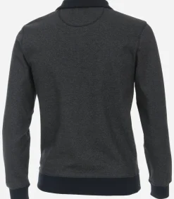CASA MODA comfort fit schipperstrui, blauw melange