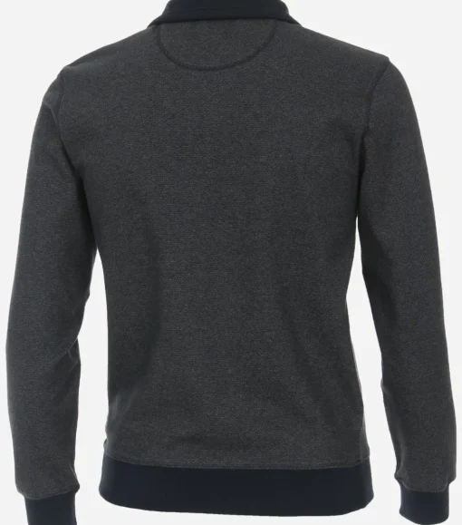 CASA MODA comfort fit schipperstrui, blauw melange