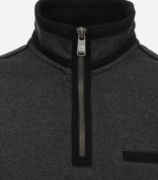 CASA MODA comfort fit schipperstrui, grijs melange
