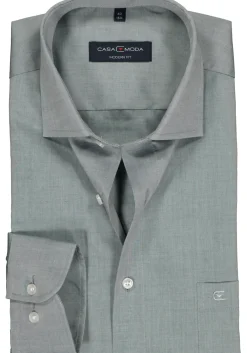 CASA MODA modern fit overhemd, mouwlengte 7, grijs