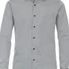 CASA MODA modern fit overhemd, popeline, grijs