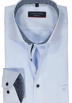 CASA MODA modern fit overhemd, twill, blauw